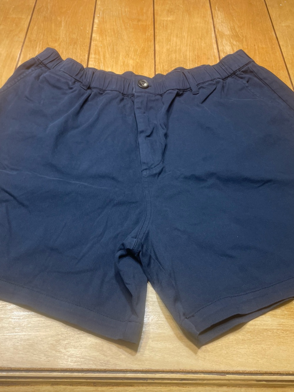 Cove Chino Black Athletic Elastic-Waist Shorts Size 38 with 5”Inseam Casual